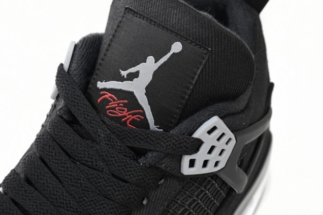 Cheap Air Jordan Black Canvas 4 DH7138-006 0727
